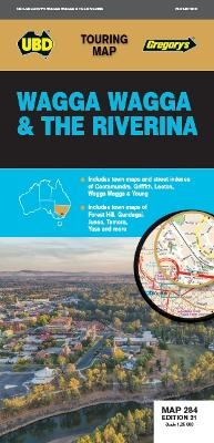 Wagga Wagga & The Riverina Map 284 21st ed -  UBD Gregory's