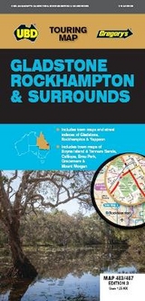 Gladstone Rockhampton & Surrounds Map 483/487 3rd ed - UBD Gregory's