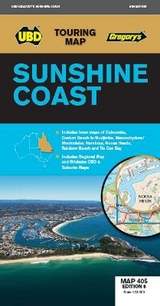 Sunshine Coast Map 405 8th ed - UBD Gregory's