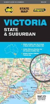 Victoria State & Suburban Map 370 29th ed -  UBD Gregory's