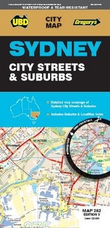 Sydney City Streets & Suburbs Map 262 8th ed waterproof - UBD Gregory's