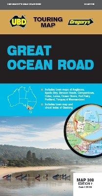 Great Ocean Road Map 308 7th ed -  UBD Gregory's