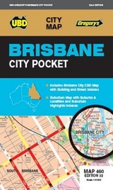 Brisbane City Pocket Map 460 22nd - UBD Gregory's