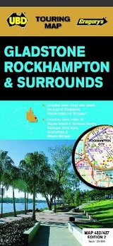 Gladstone Rockhampton Map 483/487 2nd ed - UBD Gregory's