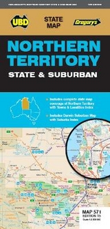 Northern Territory State & Suburban Map 571 15th ed - UBD Gregory's