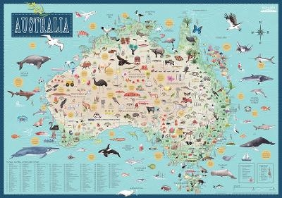 Australia: Illustrated Map - Tania McCartney