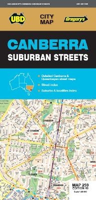 Canberra Suburban Streets Map 259 40th Ed -  UBD Gregory's