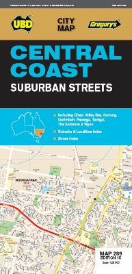 Central Coast NSW Suburban Streets Map 289 15th ed -  UBD Gregory's