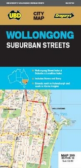 Wollongong Suburban Streets Map 299 18th ed - UBD Gregory's