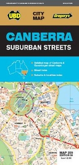 Canberra Suburban Streets Map 259 39th ed - UBD Gregory's