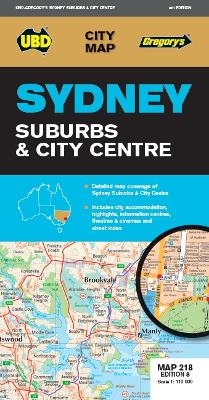 Sydney Suburbs & City Centre Map 218 9th ed -  UBD Gregory's