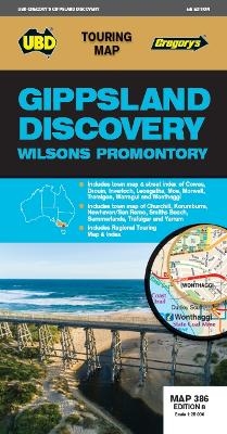 Gippsland Discovery Map 386 8th ed -  UBD Gregory's