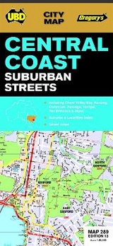 Central Coast NSW Suburban Streets Map 289 13th ed - UBD Gregory's