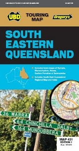 South East Queensland Map 431 7th ed - UBD Gregory's