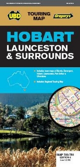 Hobart Launceston & Surrounds Map 780/781 4th ed - UBD Gregory's