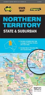 Northern Territory State & Suburban Map 571 13th ed - UBD Gregory's