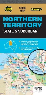 Northern Territory State & Suburban Map 571 14th ed -  UBD Gregory's