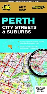 Perth City Streets & Suburbs Map 662 6th ed (waterproof) - UBD Gregory's