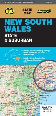 New South Wales State & Suburban Map 270 29th ed -  UBD Gregory's