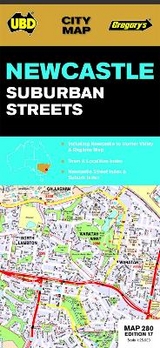 Newcastle Suburban Streets Map 280 17th ed - UBD Gregory's