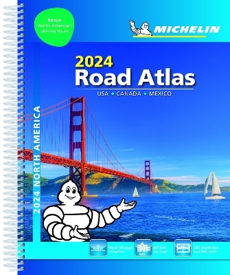 USA, Canada, Mexico - Tourist and Motoring Atlas (A4-Spiral) -  Michelin