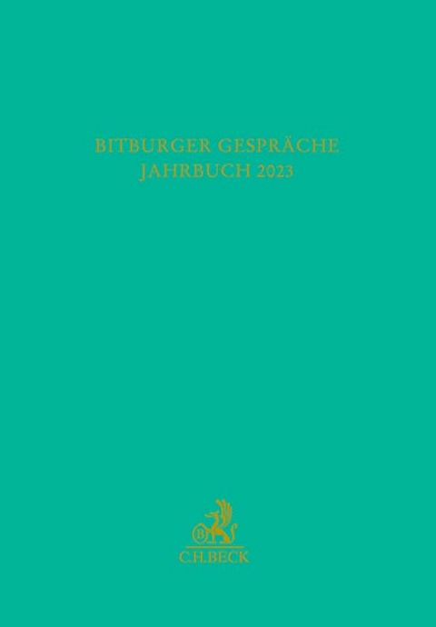 Bitburger Gespräche Jahrbuch 2023 - 