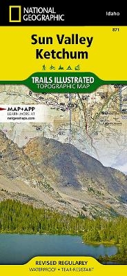 Sun Valley, Ketchum Map - National Geographic Maps