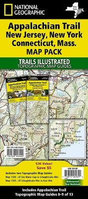 Appalachian Trail: New Jersey, New York, Connecticut, Massachusetts [map Pack Bundle] - National Geographic Maps