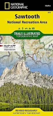 Sawtooth National Recreation Area Map - National Geographic Maps