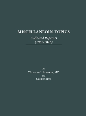 Miscellaneous Topics - William C Roberts