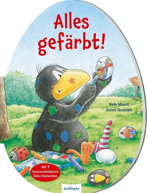 Der kleine Rabe Socke: Alles gefärbt! Konturgestanzt - Nele Moost