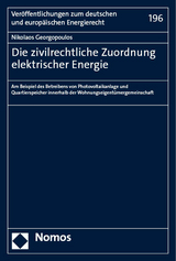 Die zivilrechtliche Zuordnung elektrischer Energie - Nikolaos Georgopoulos