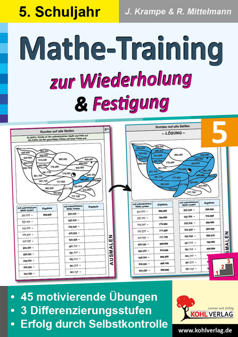 Mathe-Training zur Wiederholung und Festigung - Jörg Krampe, Rolf Mittelmann