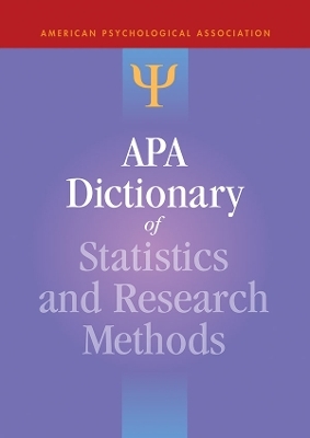 APA Dictionary of Statistics and Research Methods - 