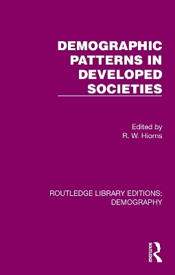 Demographic Patterns in Developed Societies - 