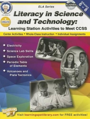 Literacy in Science and Technology, Grades 6 - 8 - Schyrlet Cameron, Suzanne Myers