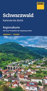 ADAC Regionalkarte 14 Schwarzwald 1:150.000 - 