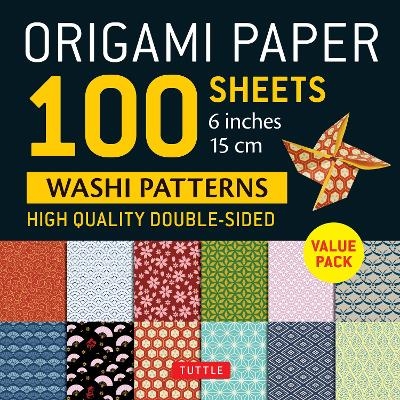 Origami Paper 100 sheets Washi Patterns 6" (15 cm) - 