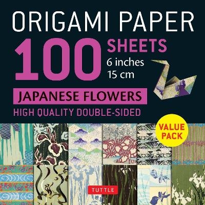 Origami Paper 100 sheets Japanese Flowers 6" (15 cm) - 