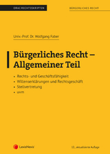 Bürgerliches Recht - Allgemeiner Teil (Skriptum) - Faber, Wolfgang