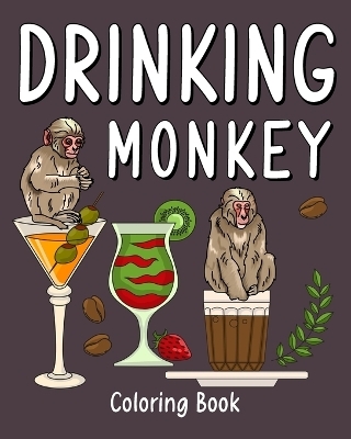 Drinking Monkey Coloring Book -  Paperland