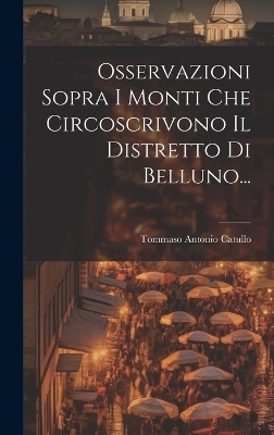 Osservazioni Sopra I Monti Che Circoscrivono Il Distretto Di Belluno... - Tommaso Antonio Catullo