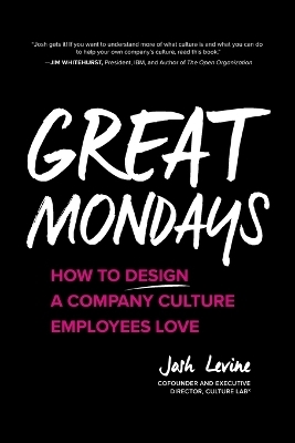 GREAT MONDAYS (PB) - Josh Levine