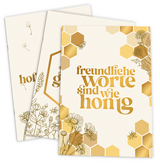 Notizhefte 3er-Set "Honig"