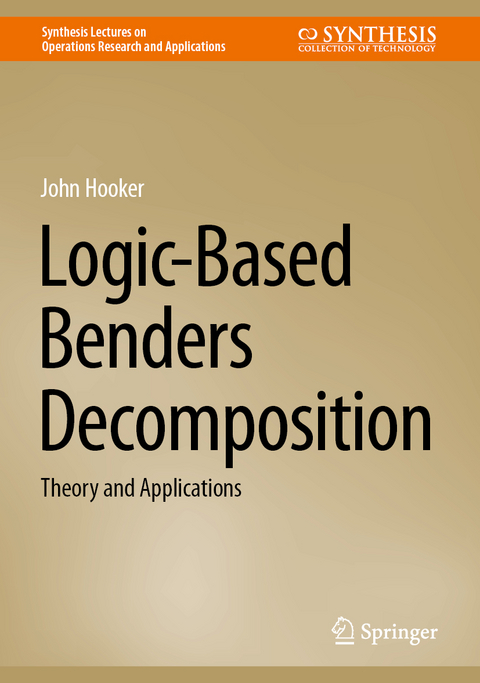 Logic-Based Benders Decomposition - John Hooker