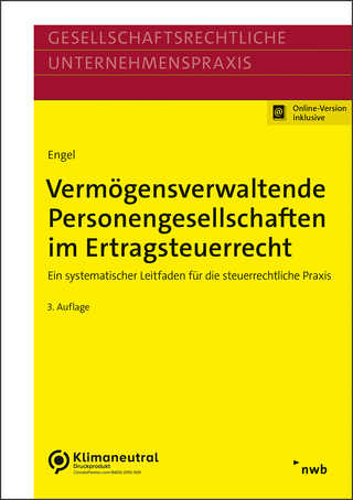 Vermögensverwaltende Personengesellschaften im Ertragsteuerrecht - Michaela Engel