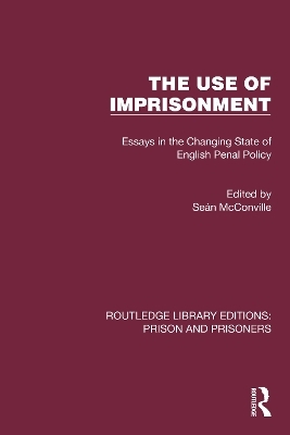 The Use of Imprisonment - 