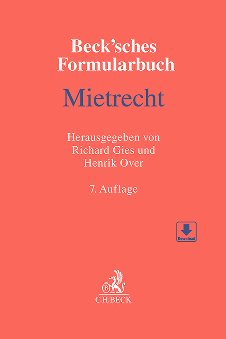 Beck'sches Formularbuch Mietrecht - 