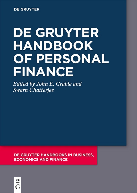 De Gruyter Handbook of Personal Finance - 