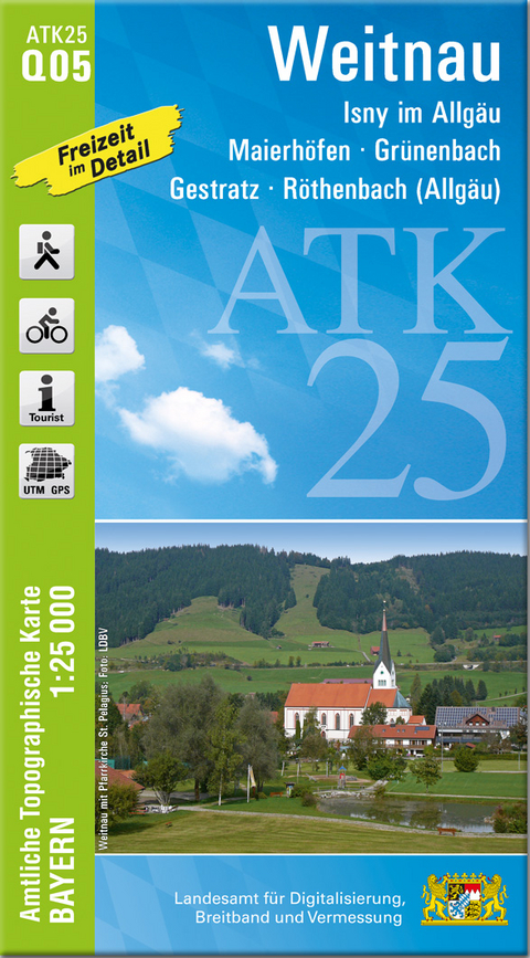 ATK25-Q05 Weitnau (Amtliche Topographische Karte 1:25000)